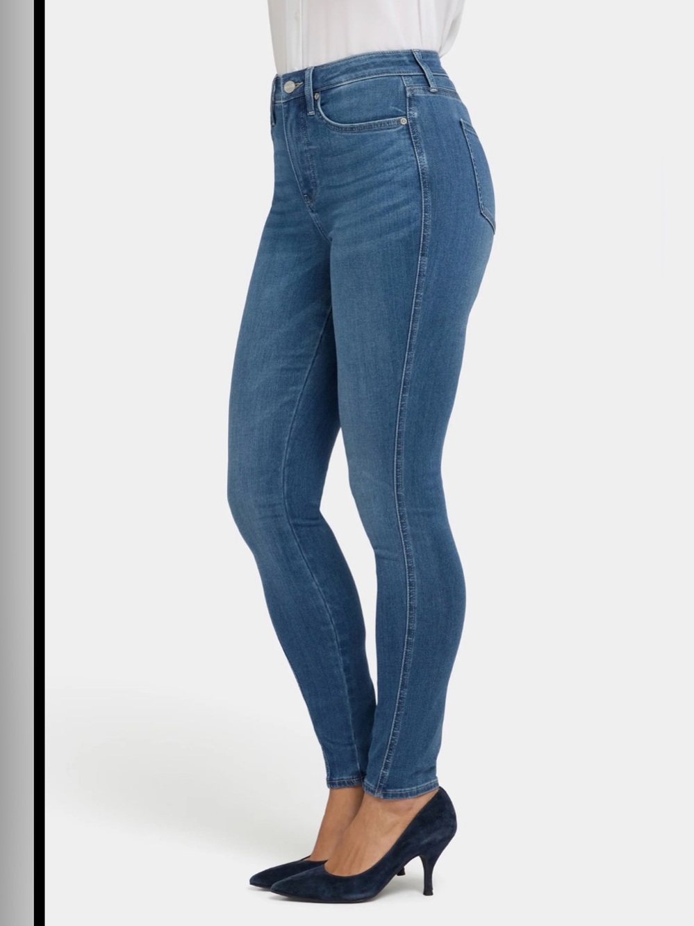 Citizens Of Humanity Slim High-Rise Skinny Jeans in Medium Blue Wash